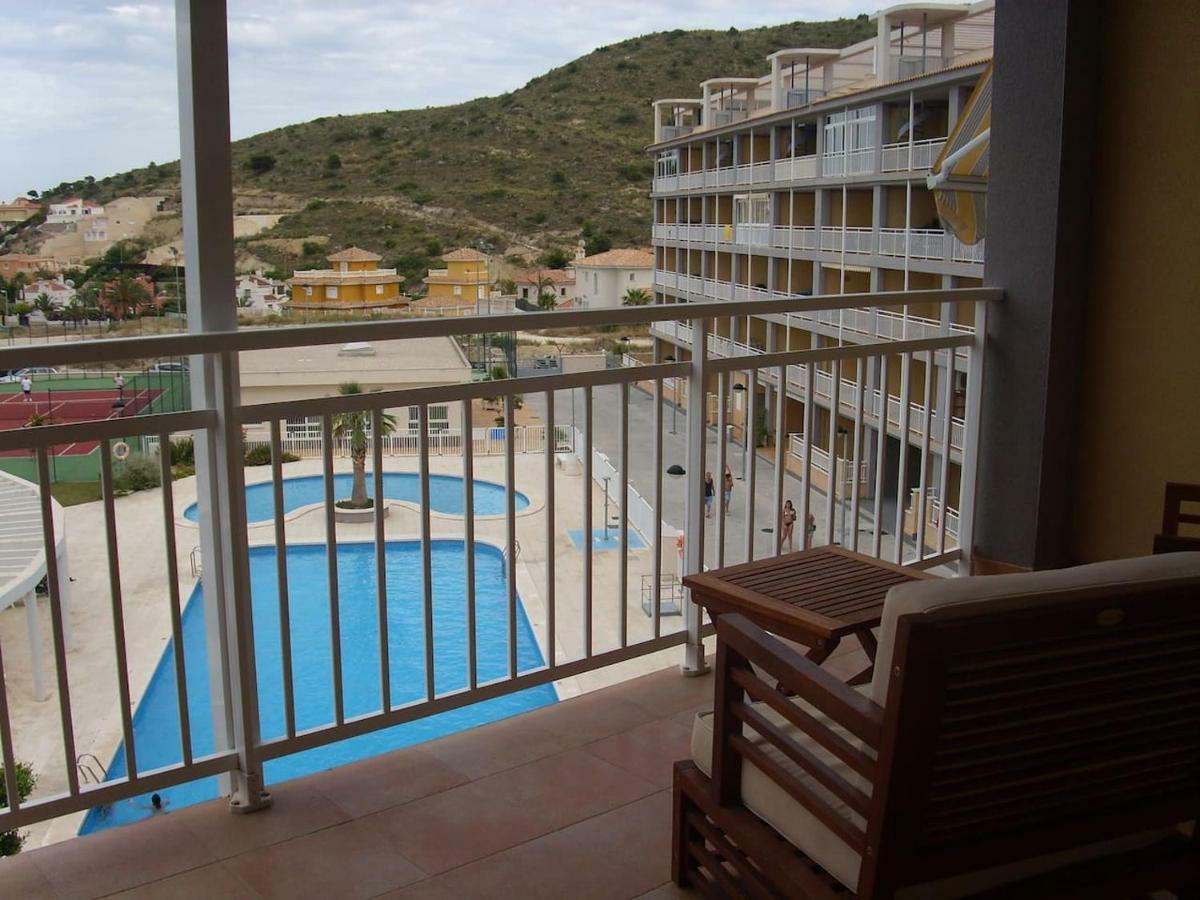 2 Dorm.A/A.Vista Mar.Wifi.Gym.Sauna.Terraza.Parking. Кампелло Экстерьер фото