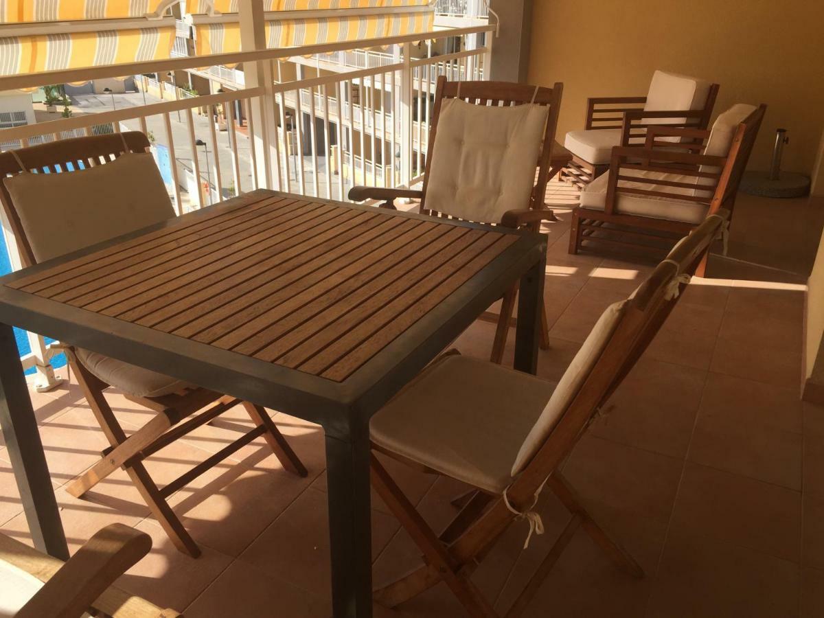 2 Dorm.A/A.Vista Mar.Wifi.Gym.Sauna.Terraza.Parking. Кампелло Экстерьер фото